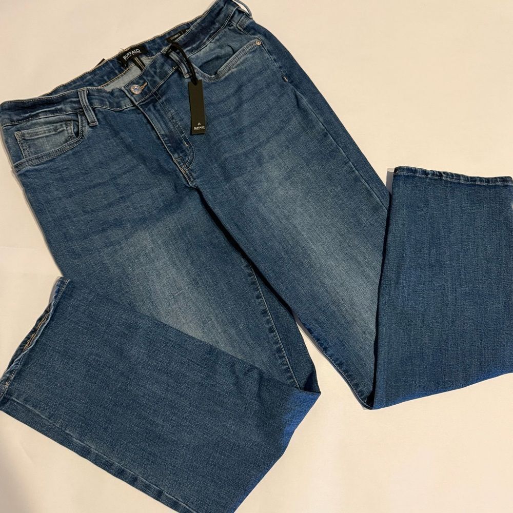 Brand New NWT Buffalo David Bitton Medium Wash Mid Rise Slim Jeans